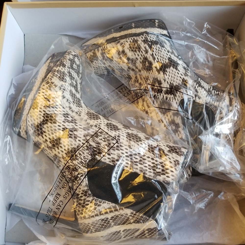 Michael Kors Meadow Bootie Genuine  Snake